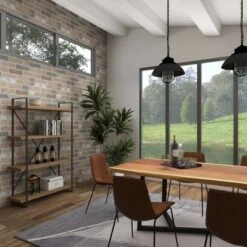 Olivia & May 67" Tall Industrial Metal and Wood Bookshelf Brown - Olivia & May 28 Olivia & May 67" Tall Industrial Metal and Wood Bookshelf Brown - Olivia & May -Bookshelves Sales Shop unnamed file 4723