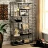 69" Dustin 6 Shelf Bookcase Dark Gray - HOMES: Inside + Out 2 69" Dustin 6 Shelf Bookcase Dark Gray - HOMES: Inside + Out -Bookshelves Sales Shop unnamed file 4729