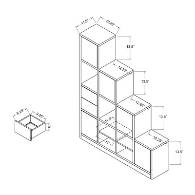 61.5" Hirsch Contemporary Bookcase White - HOMES: Inside + Out 11 61.5" Hirsch Contemporary Bookcase White - HOMES: Inside + Out - Image 9