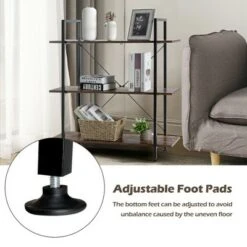 Costway 3-Tier Bookshelf Industrial Bookcase Display Shelf Storage Rack Rustic Brown 18 Costway 3-Tier Bookshelf Industrial Bookcase Display Shelf Storage Rack Rustic Brown -Bookshelves Sales Shop unnamed file 479