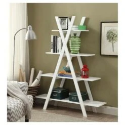 59" Oxford A Bookshelf White - Breighton Home -Bookshelves Sales Shop unnamed file 4794