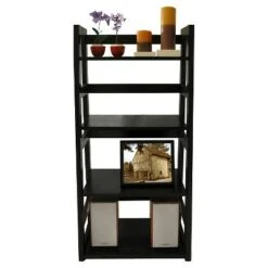 44.25" Designs2Go Trestle Bookcase - Breighton Home White