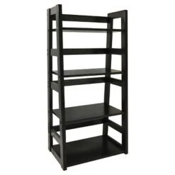 44.25" Designs2Go Trestle Bookcase - Breighton Home White -Bookshelves Sales Shop unnamed file 4817