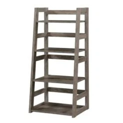 44.25" Designs2Go Trestle Bookcase - Breighton Home White -Bookshelves Sales Shop unnamed file 4819
