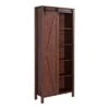 72" Arbolada Sliding Door Bookcase - HOMES: Inside + Out White Oak