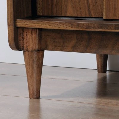 70" Harvey Park Wide Bookshelf Grand Walnut - Sauder 4 70" Harvey Park Wide Bookshelf Grand Walnut - Sauder - Image 2