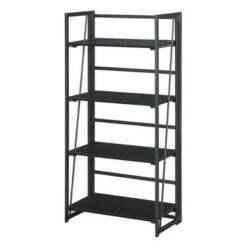 Xtra Folding 4 Tier Bookshelf - Breighton Home Gray -Bookshelves Sales Shop unnamed file 4895