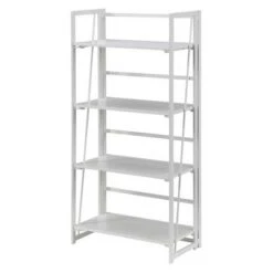 Xtra Folding 4 Tier Bookshelf - Breighton Home Gray -Bookshelves Sales Shop unnamed file 4898