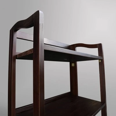 Flora Home Stratford 60.25" 5 Shelf Folding Bookcase 4 Flora Home Stratford 60.25" 5 Shelf Folding Bookcase - Image 2