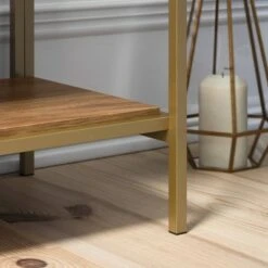 70.88" 5 Shelves International Lux Metal Frame Bookcase Sindoori Mango - Sauder -Bookshelves Sales Shop unnamed file 4953