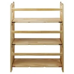 38" 3-Shelf Folding Bookcase - Flora Home Natural 13 38" 3-Shelf Folding Bookcase - Flora Home Natural -Bookshelves Sales Shop unnamed file 4960
