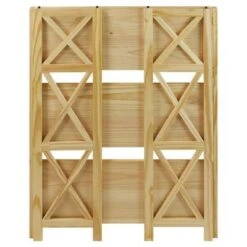 38" 3-Shelf Folding Bookcase - Flora Home Natural 14 38" 3-Shelf Folding Bookcase - Flora Home Natural -Bookshelves Sales Shop unnamed file 4961