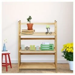 38" 3-Shelf Folding Bookcase - Flora Home Natural 16 38" 3-Shelf Folding Bookcase - Flora Home Natural -Bookshelves Sales Shop unnamed file 4963