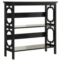 Breighton Home Omega 3 Tier Bookcase 32.5" Black - Convenience Concepts® -Bookshelves Sales Shop unnamed file 4973