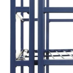 45" Xtra Storage 4 Tier Folding Metal Shelf Cobalt Blue - Breighton Home -Bookshelves Sales Shop unnamed file 4984
