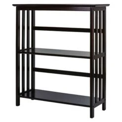 Flora Home 33.5" 3 Tier Mission Style Shelf -Bookshelves Sales Shop unnamed file 4987