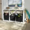 Triple Opening Sliding Bin Cube - Brightroom™ White
