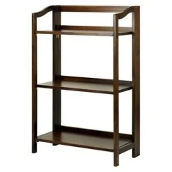 Flora Home Stratford 36" 3 Shelf Folding Bookcase -Bookshelves Sales Shop unnamed file 5031