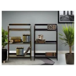 Flora Home Stratford 36" 3 Shelf Folding Bookcase -Bookshelves Sales Shop unnamed file 5032