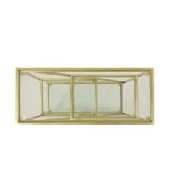 Kokesh Modern Glam Tempered Glass 3 Shelf Asymmetrical Bookcase Gold - Christopher Knight Home -Bookshelves Sales Shop unnamed file 5050
