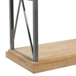 Olivia & May 72" Farmhouse Distressed Shelf Brown - Olivia & May -Bookshelves Sales Shop unnamed file 5068