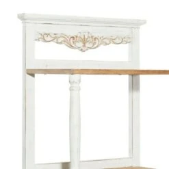 Olivia & May Farmhouse Pine Wood Shelving Unit White - Olivia & May -Bookshelves Sales Shop unnamed file 5072