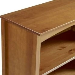 Camaflexi 3 Tier Shaker Style Open Storage Organization Bookshelf Wood Bookcase Shelf Unit w/ 2 Adjustable and 1 Fixed Shelves, Brown Cherry Finish -Bookshelves Sales Shop unnamed file 5104