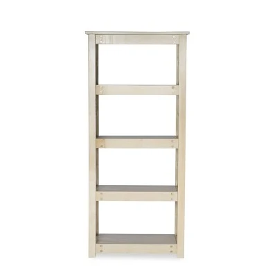 54.7" Whitley Antique Bookshelf White - Linon 6 54.7" Whitley Antique Bookshelf White - Linon - Image 4