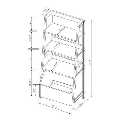 Bly Kids' Bookshelf with Storage White - Pillowfort™ 7 Bly Kids' Bookshelf with Storage White - Pillowfort™ - Image 5