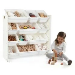 Kids' Toy Organizer Cambridge Collection White - Humble Crew -Bookshelves Sales Shop unnamed file 52