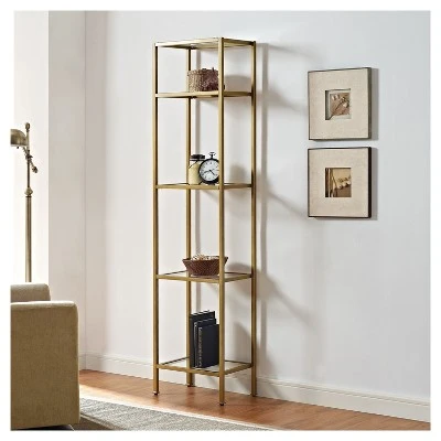 73" Aimee Narrow Etagere - Crosley 10 73" Aimee Narrow Etagere - Crosley - Image 8