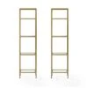 73" 2pc Aimee Narrow Etagere Set Gold - Crosley 1 73" 2pc Aimee Narrow Etagere Set Gold - Crosley -Bookshelves Sales Shop unnamed file 5201
