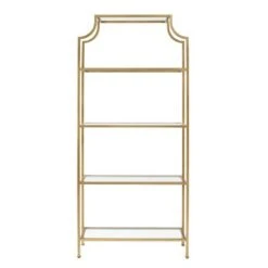 80.5" Aimee Etagere Gold - Crosley 13 80.5" Aimee Etagere Gold - Crosley -Bookshelves Sales Shop unnamed file 5217