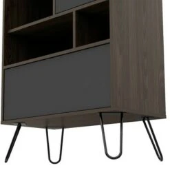 67" Aster 7 Tier Shelf Bookshelf Brown - RST Brands -Bookshelves Sales Shop unnamed file 5259