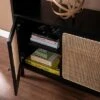 74" Groveholme Bookcase/Storage Shelf Black/Gold - Aiden Lane -Bookshelves Sales Shop unnamed file 5265