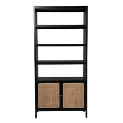 74" Groveholme Bookcase/Storage Shelf Black/Gold - Aiden Lane 13 74" Groveholme Bookcase/Storage Shelf Black/Gold - Aiden Lane -Bookshelves Sales Shop unnamed file 5267