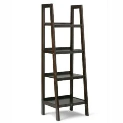 72"x24" Hawkins Solid Wood Ladder Shelf with Storage - Wyndenhall Medium Saddle Brown 20 72"x24" Hawkins Solid Wood Ladder Shelf with Storage - Wyndenhall Medium Saddle Brown -Bookshelves Sales Shop unnamed file 5296