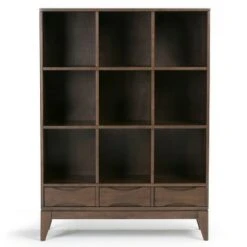 57" Pearson Solid Hardwood Cube Storage with Drawers Walnut Brown - WyndenHall 13 57" Pearson Solid Hardwood Cube Storage with Drawers Walnut Brown - WyndenHall -Bookshelves Sales Shop unnamed file 5303