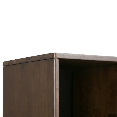 57" Pearson Solid Hardwood Cube Storage with Drawers Walnut Brown - WyndenHall 9 57" Pearson Solid Hardwood Cube Storage with Drawers Walnut Brown - WyndenHall - Image 7