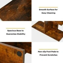 Costway 8-shelf Bookcase Freestanding Tree shelf Display Storage Stand BlackWhite -Bookshelves Sales Shop unnamed file 532