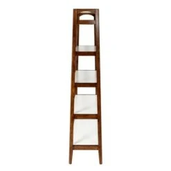 Madison Park 74" Avenu Shelf - Pecan/Off White 8 Madison Park 74" Avenu Shelf - Pecan/Off White -Bookshelves Sales Shop unnamed file 5320