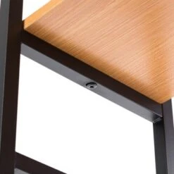 Fabulaxe Industrial Style 5 Shelf Wood and Metal Bookcase -Bookshelves Sales Shop unnamed file 5327