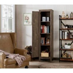 70.86" Doney 4 Shelf Bookcase Oak - miBasics -Bookshelves Sales Shop unnamed file 5334