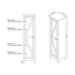 70.86" Doney 4 Shelf Bookcase Oak - miBasics -Bookshelves Sales Shop unnamed file 5337