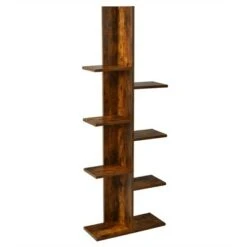 Costway 8-shelf Bookcase Freestanding Tree shelf Display Storage Stand BlackWhite -Bookshelves Sales Shop unnamed file 535