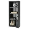 Quadra 59" Tall Bookcase - Finish - Corliving Black