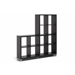 11.50" Sunna Modern Cube Shelving Unit Dark Brown - Baxton Studio -Bookshelves Sales Shop unnamed file 540