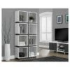 71" Hollow Core Bookcase - White/Gray - EveryRoom -Bookshelves Sales Shop unnamed file 5400