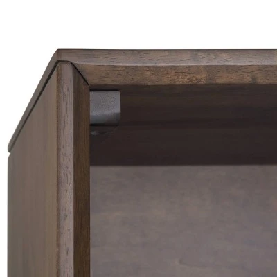 66"x30" Devlin Mid-Century Bookshelf Walnut Brown - WyndenHall 4 66"x30" Devlin Mid-Century Bookshelf Walnut Brown - WyndenHall - Image 2