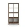 66" High Modern Cube Bookcase - HON BASYX Walnut -Bookshelves Sales Shop unnamed file 5414